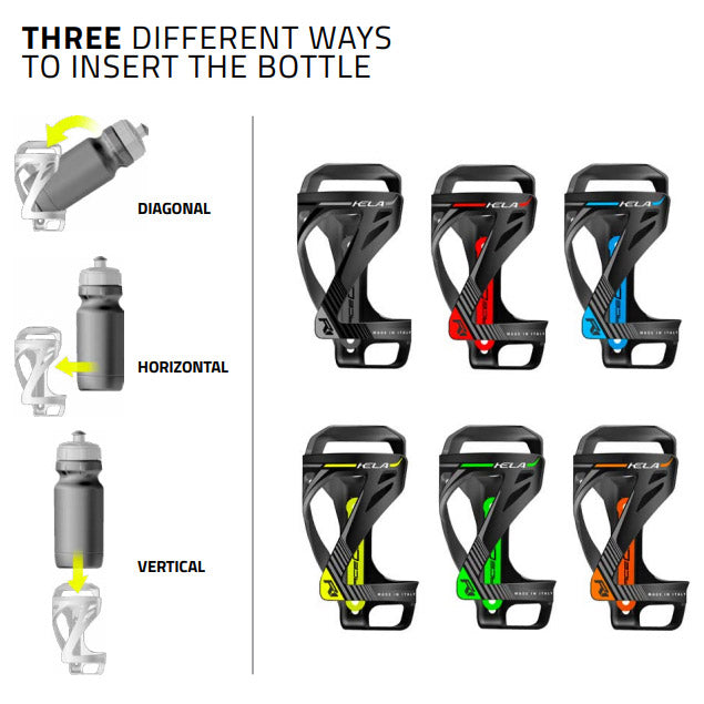 Load image into Gallery viewer, Saccon Bidonhouder KELA zwart groen p st
