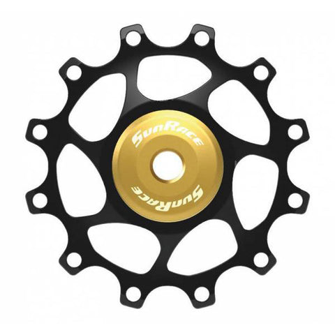 SunRace Derailleur Wheel 12T SP862-HC Alloy Gold