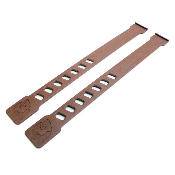 Qibbel Set foot straps brown QS875