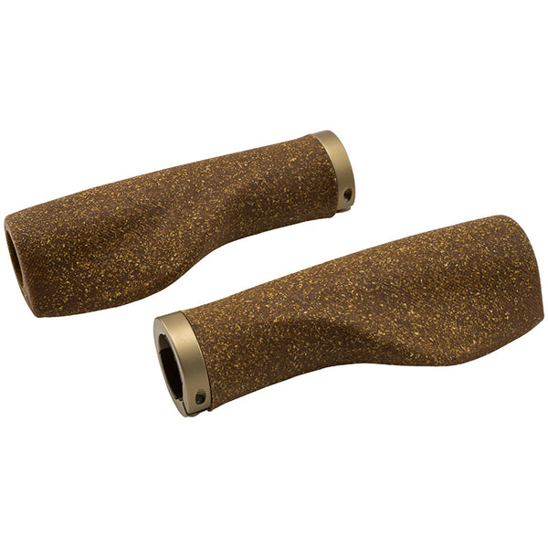 Ergotec Set Grips Kyoto Cork L+R=130mm brown