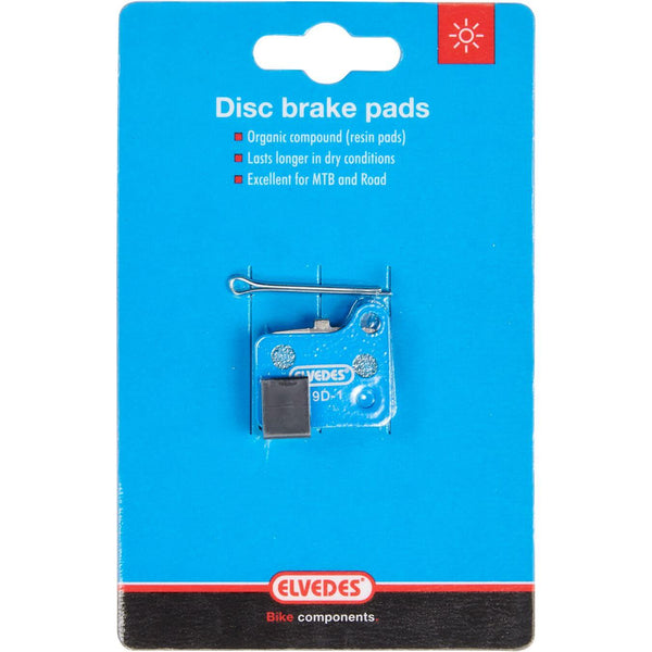 Disc Brake Pad Set Elvedes Organic Shimano BR-M555, M556, C900, C901 (1 Pair)