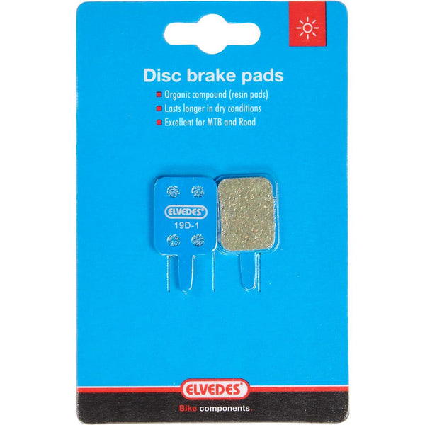 Disc brake pad set Elvedes organic Assess mechanical (1 pair)