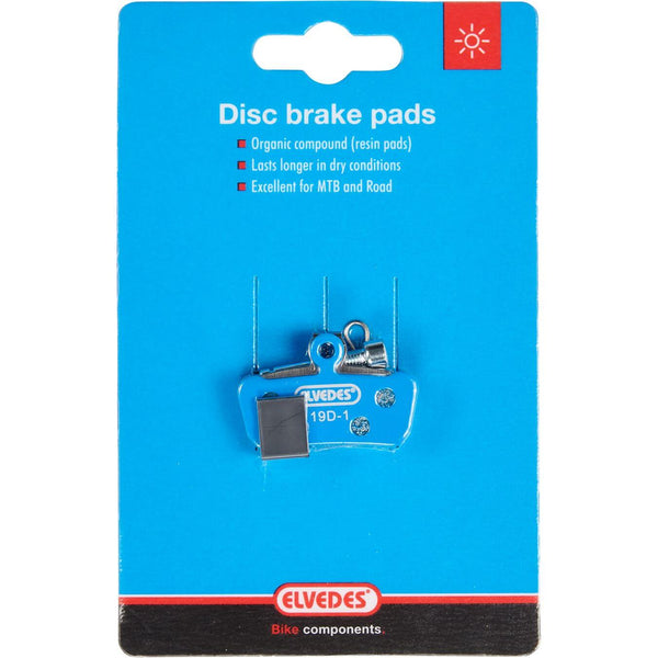 Disc Brake Pad Set Elvedes Organic Avid XO Trail, SRAM Guide (1 Pair)