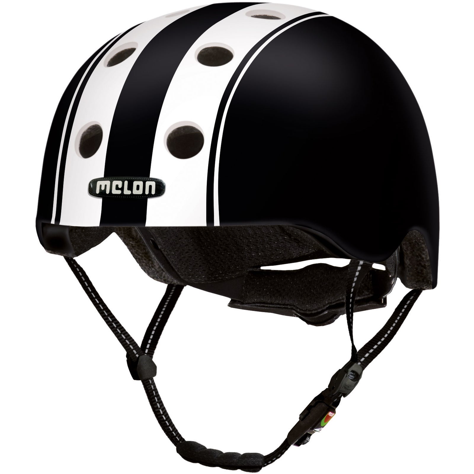 Melon helm Urban Active Double White Black M-L