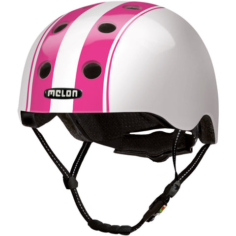 bicycle helmet Urban Active polycarbonate white/pink size 46 - 52 cm