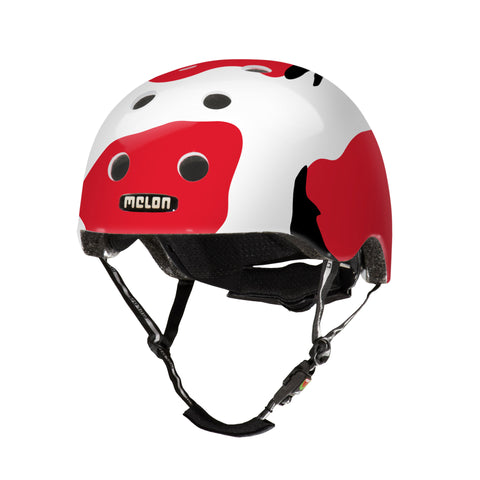 Melon helmet Koi Ants XL-XXL (58-63cm) red/white