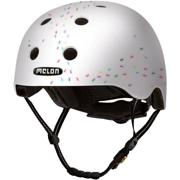 Melon helmet Pop Ants ML (52-58cm) white