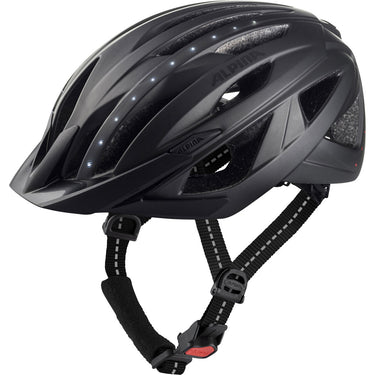 Alpina sports urban helm haga led 51-56 mat zwart