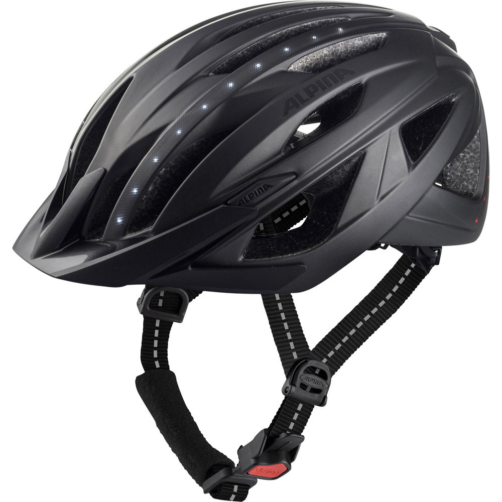 alpina helmet haga led black matt 51-56