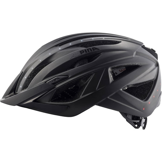 Alpina sports urban helm haga led 51-56 mat zwart