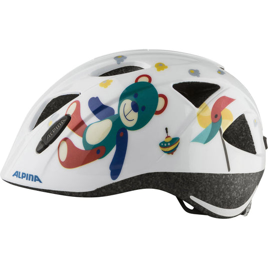 Alpina sports kinderhelm ximo white bear 49-54 glans