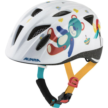Alpina sports kinderhelm ximo white bear 49-54 glans