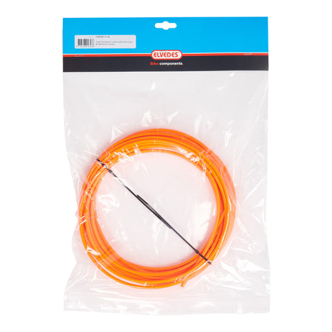 Elvedes outer cable brake 5mm neon orange with teflon 10m 1125tef-11