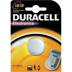 Duracell Button Cell Cr1616 | Lithium | 3V | 55mAh