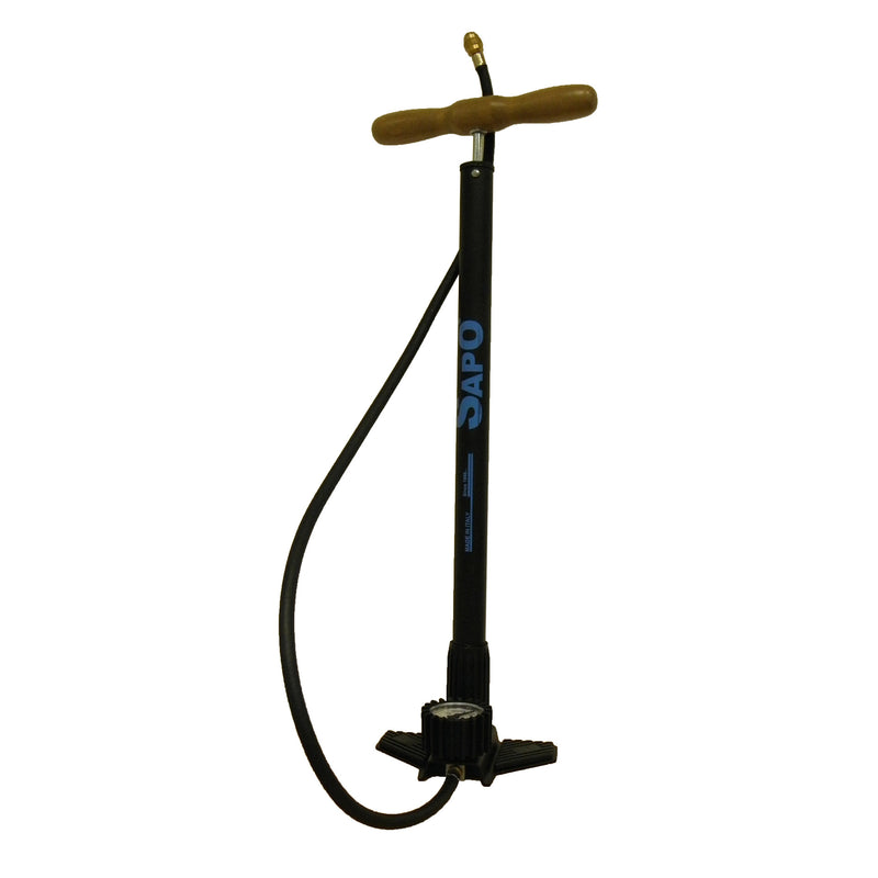 Load image into Gallery viewer, SapO OK Full vloerpomp met manometer HV FV AV zwart
