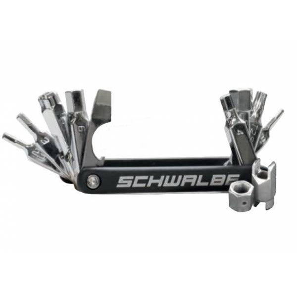 Schwalbe multi tool including valve attachments