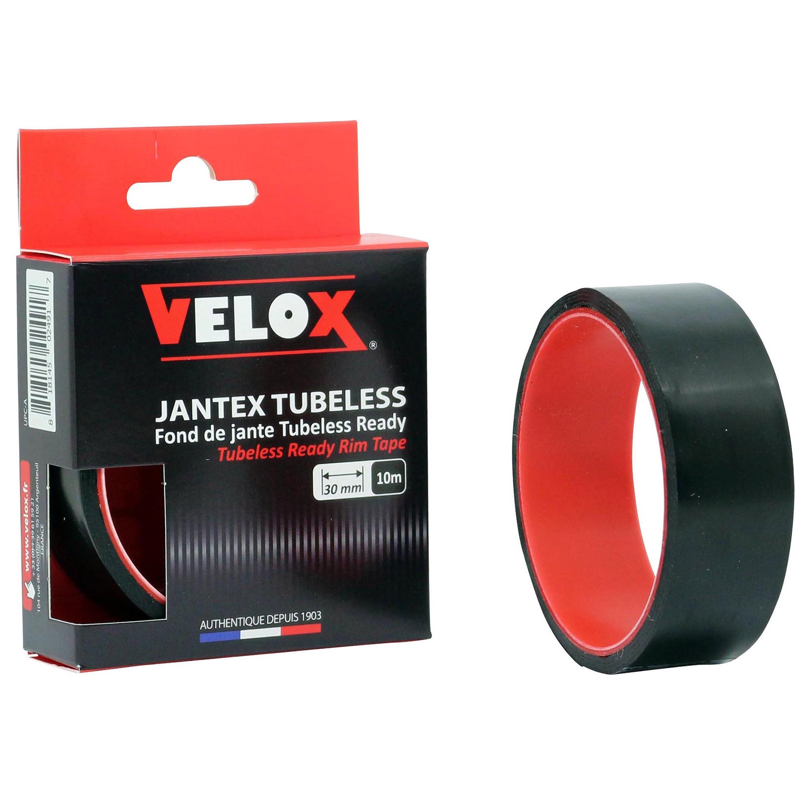 rim tape VTT Tubeless Ready 30 mm / 10 meters black