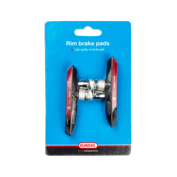 Elvedes rim brake pads (1pair) Road55mm carbon shim.6825-CARD