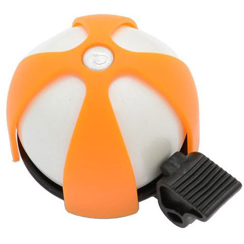 Simson bicycle bell Sport white-orange on card