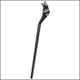 Esge Middenstandaard Optima plaat 28 zwart 295mm