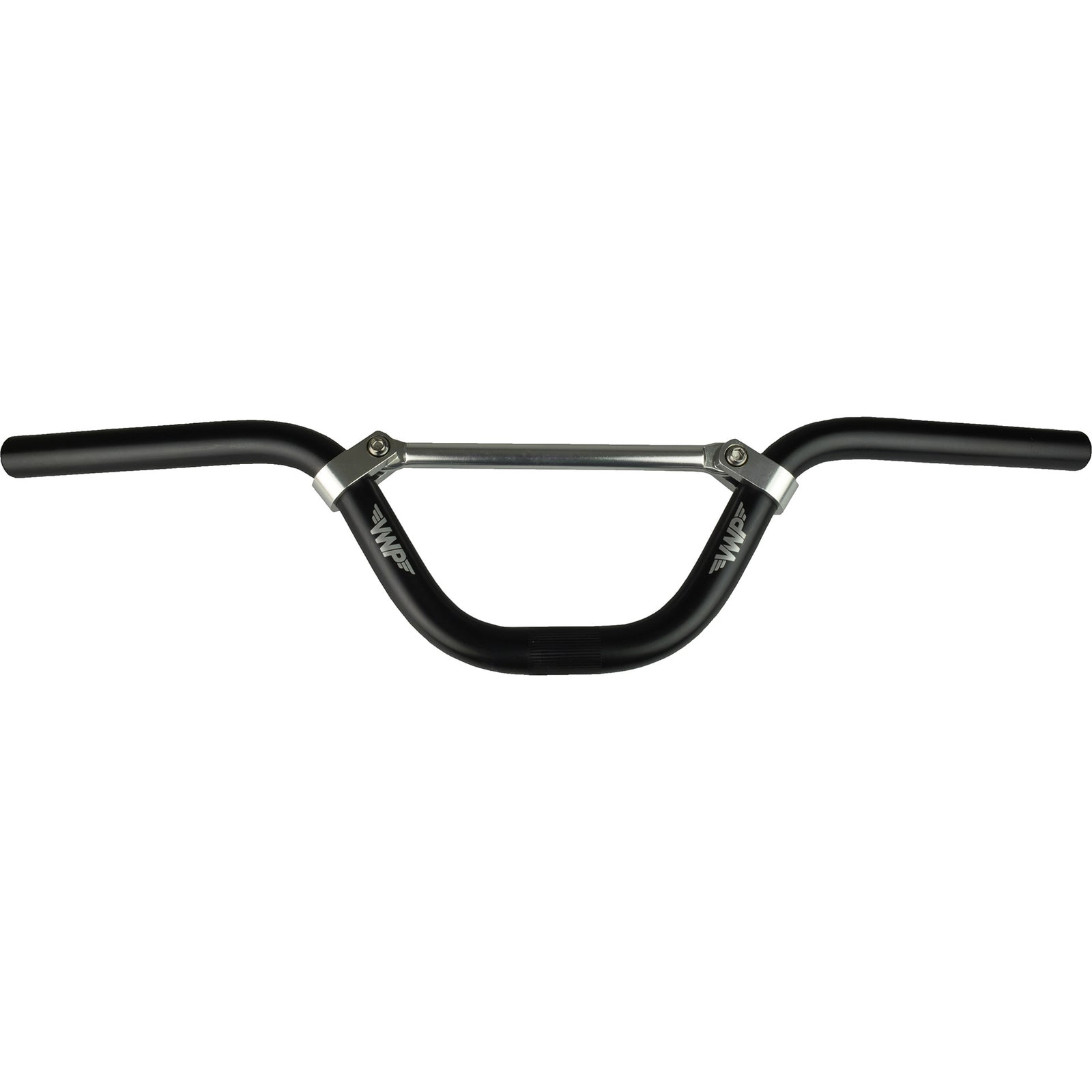 VWP BMX handlebar 102mm|4inch high alu black with chrome spindle