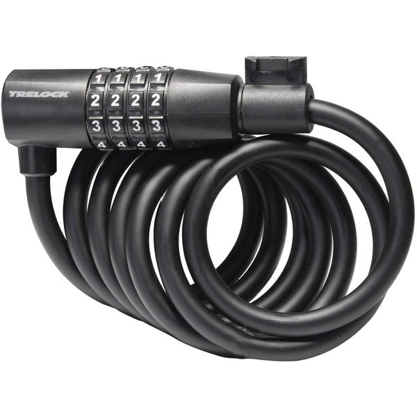 Trelock SK108 spiral cable lock code 180/8mm black