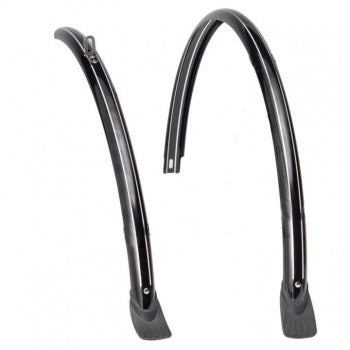 Fender set 28" black Eurofender without rod