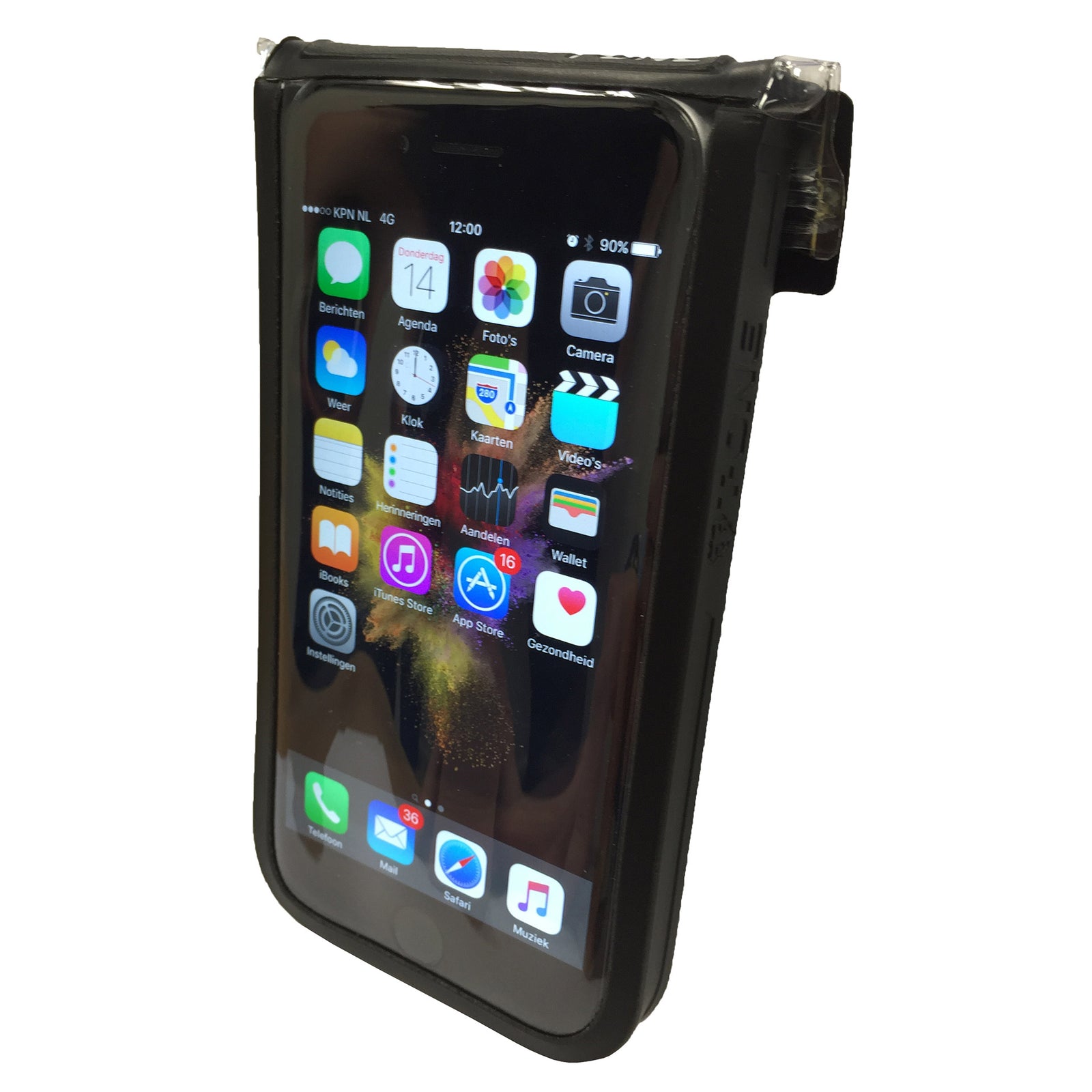 phone case with holder 15 cm black