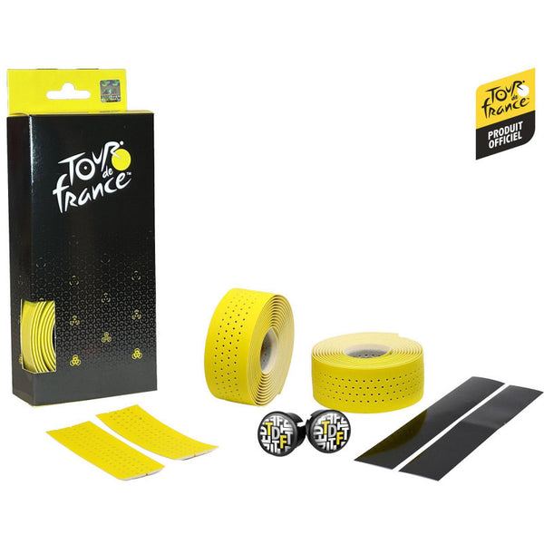 Velox set handlebar tape Guidoline perforated TdF edition yellow