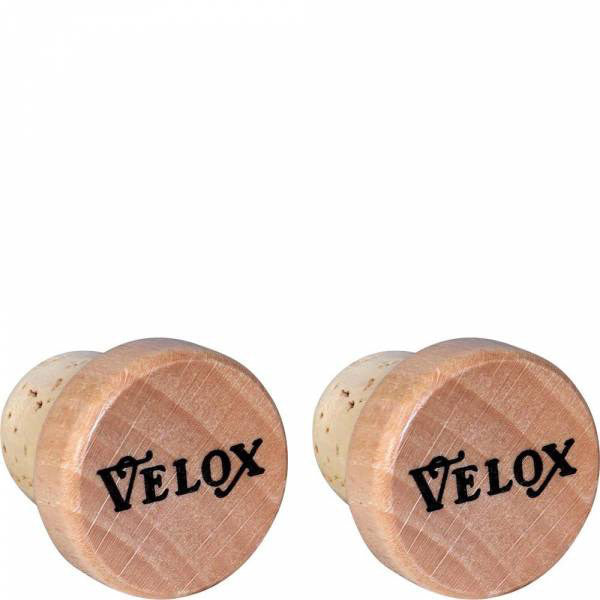 Velox handlebar plugs vintage wood 2 pieces blister