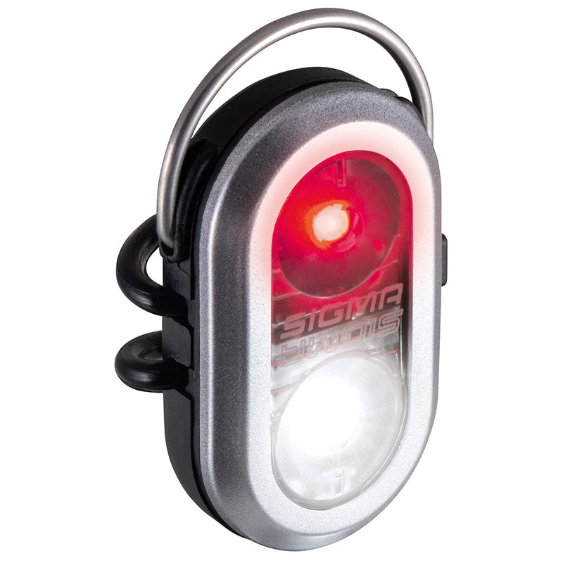 Load image into Gallery viewer, Sigma micro duo zilver dual led incl 2x cr-2032
