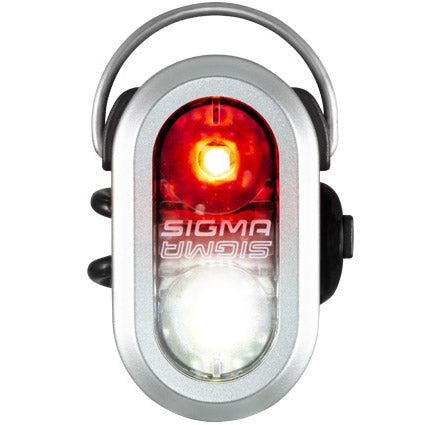 Sigma Micro Duo silver Dual LED incl 2x CR-2032