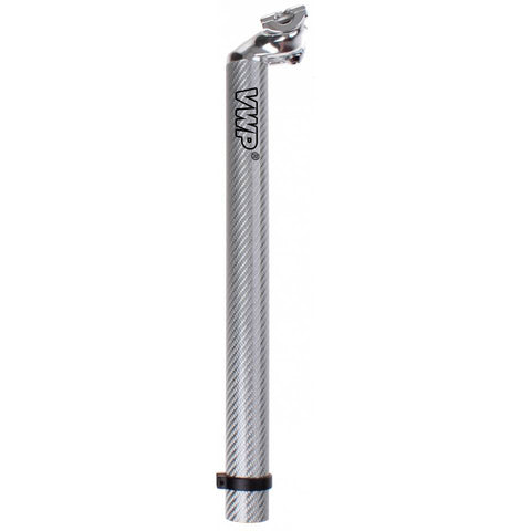 Seatpost ATB/race 80% fiber 20% Carbon 27.2 silver