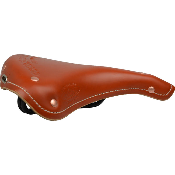 Monte Grappa saddle Oxford Club Sport leather cognac