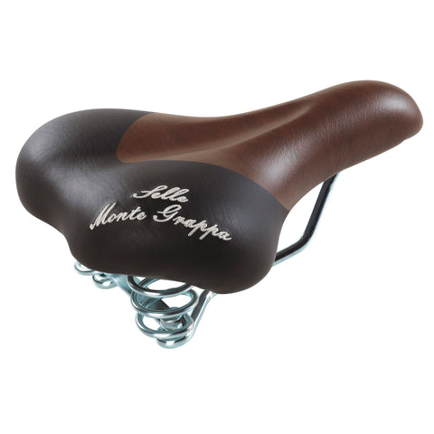 Monte Grappa saddle Fashion with spring D-brown/black