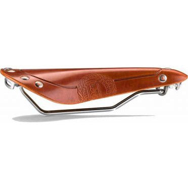 Selle Monte Grappa Italia Zadel Italia V1 Vintage Storica leder honingbruin AM