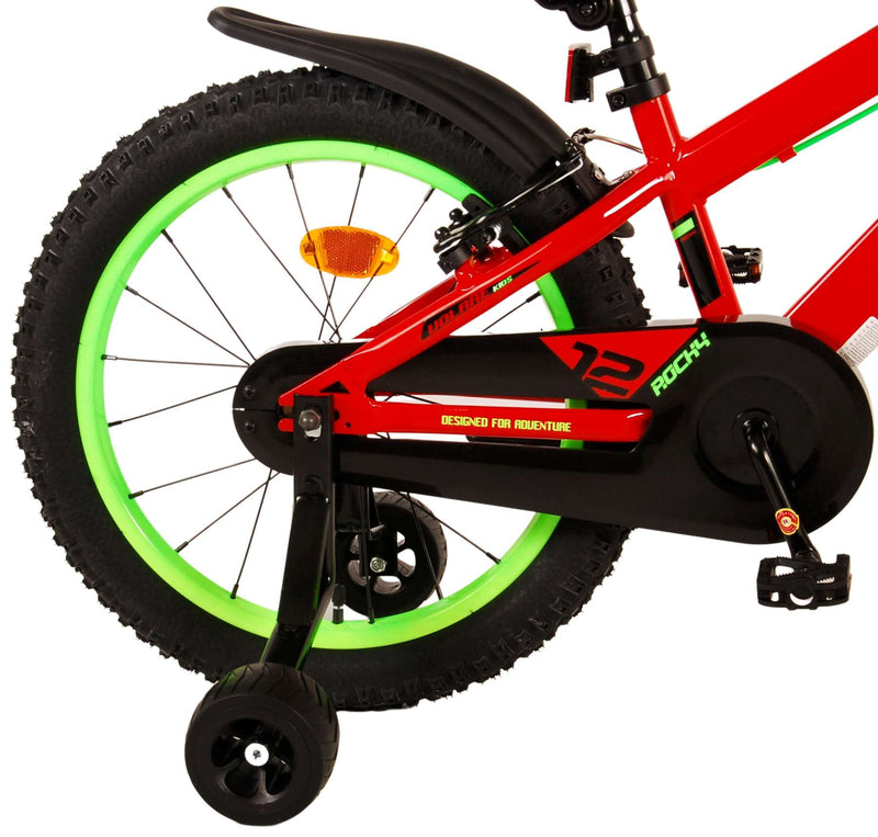 Load image into Gallery viewer, Volare Rocky Kinderfiets Jongens 18 inch Rood Twee handremmen
