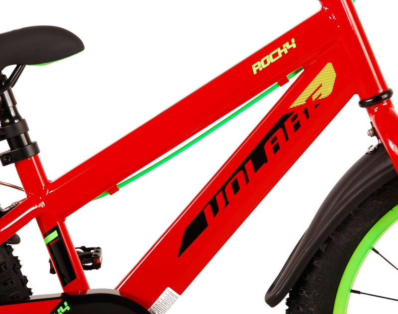 Load image into Gallery viewer, Volare Rocky Kinderfiets Jongens 18 inch Rood Twee handremmen

