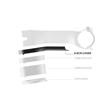 Deda cover superbox 140mm nylon zwart