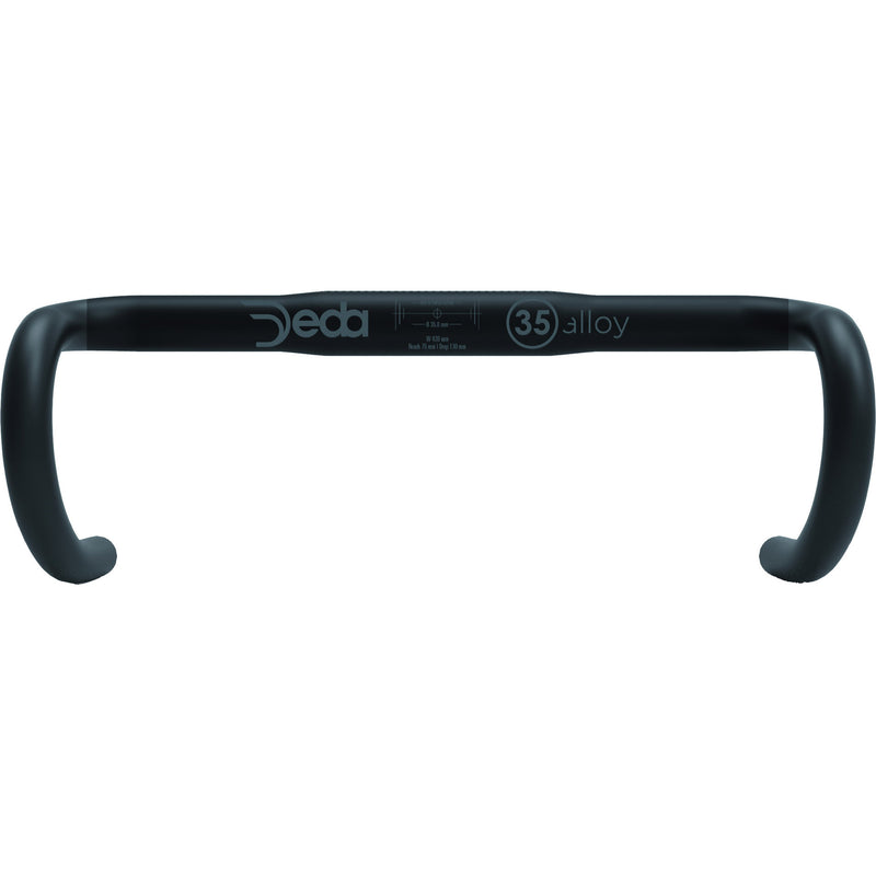 Load image into Gallery viewer, Deda stuur m35 rhm 44cm aluminium zwart
