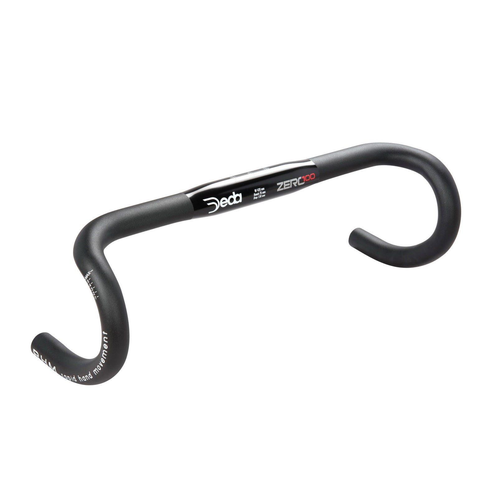 DEDA Handlebar Zero100 RHM 42cm Black Aluminum