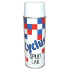 Cycplus cyclus spuitlak 400cc wit