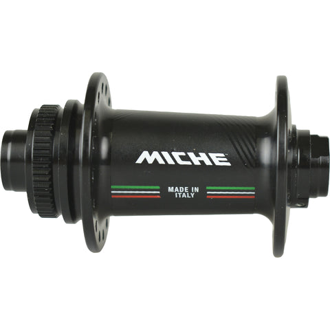 Miche front hub R-DX thru axle 16 + 8g TX12 black