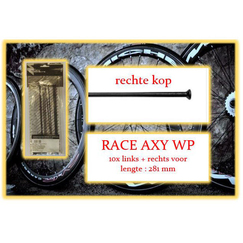 Miche spoke + nip. 10x LF + RV RACE AXY WP