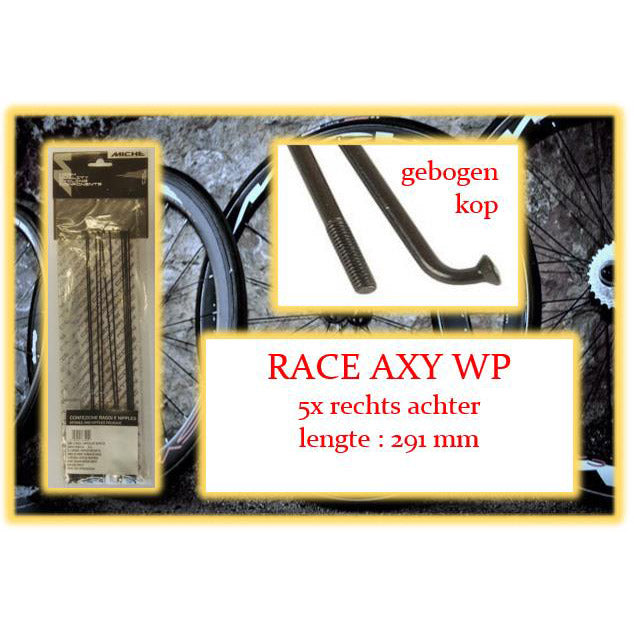 Miche spoke + nip. 5x RA RACE AXY WP