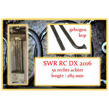 Miche spaak swr fc rc dx 289mm ra zwart (5st)