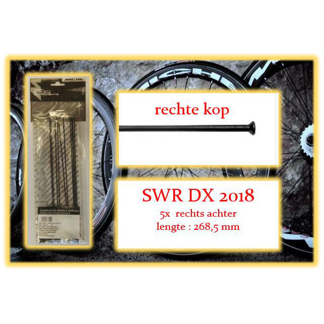 Miche spoke + nip. 5x RA SWR DX 2018