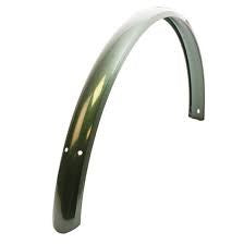 Mudguard, rear. Metallic green 28x1 5/8x1 3/8