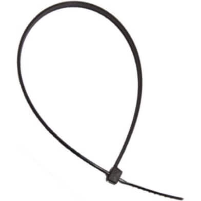 Mirage cable tie - tyrips 390x4.8mm ø106mm black (p/100)