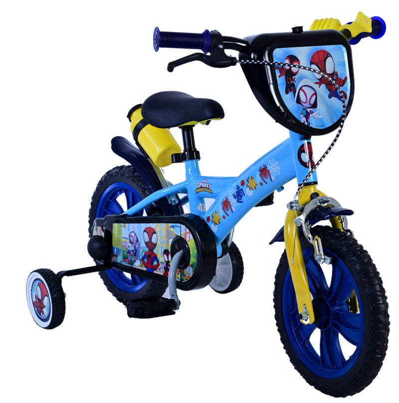 Load image into Gallery viewer, Spidey and his amazing friends Spidey Kinderfiets Jongens 12 inch Blauw
